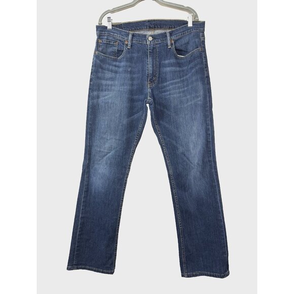 Levis 559 Mens Y2K Jeans 34x32 Relaxed Medium Wash Faded Denim Streetwear Norm - Picture 1 of 11